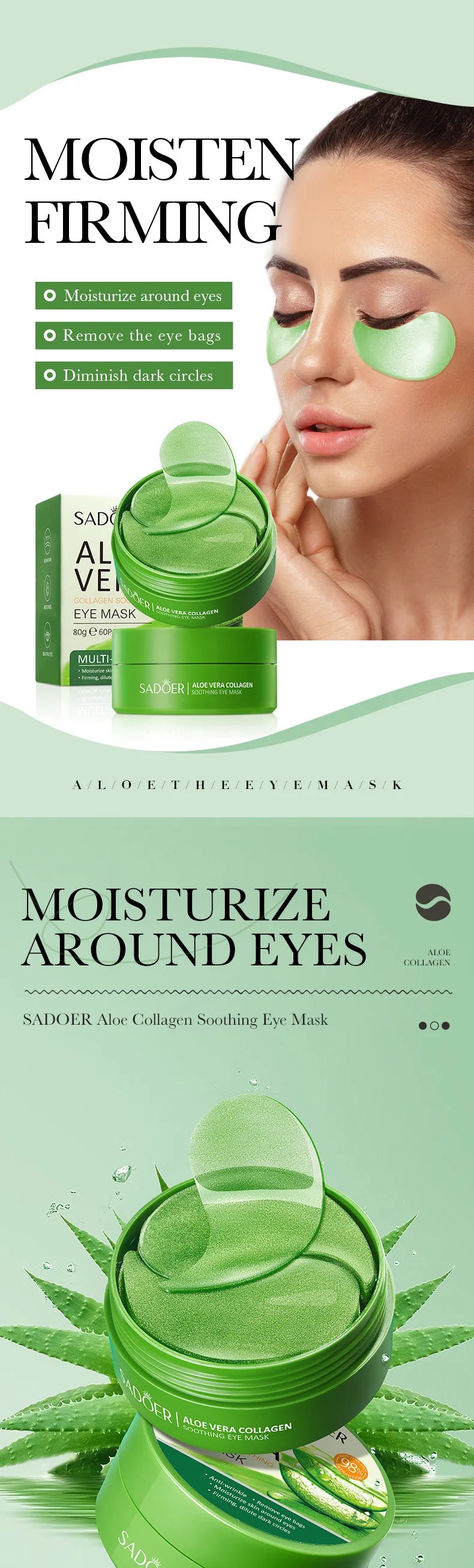 Aloe Vera Collagen Eye Mask